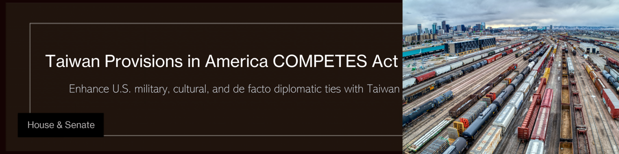 Petition Taiwan Provisions in America COMPETES Act (H.R.4521